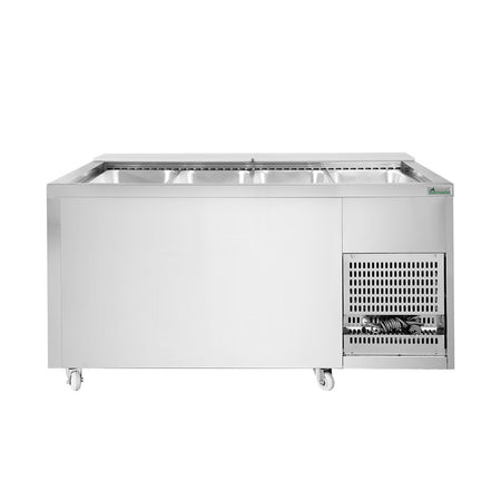 Thermaster Two Door Cold Bench Salad Station 4x1/1 GN Pans PG150FA - XB - Commercial Kitchen Appliances