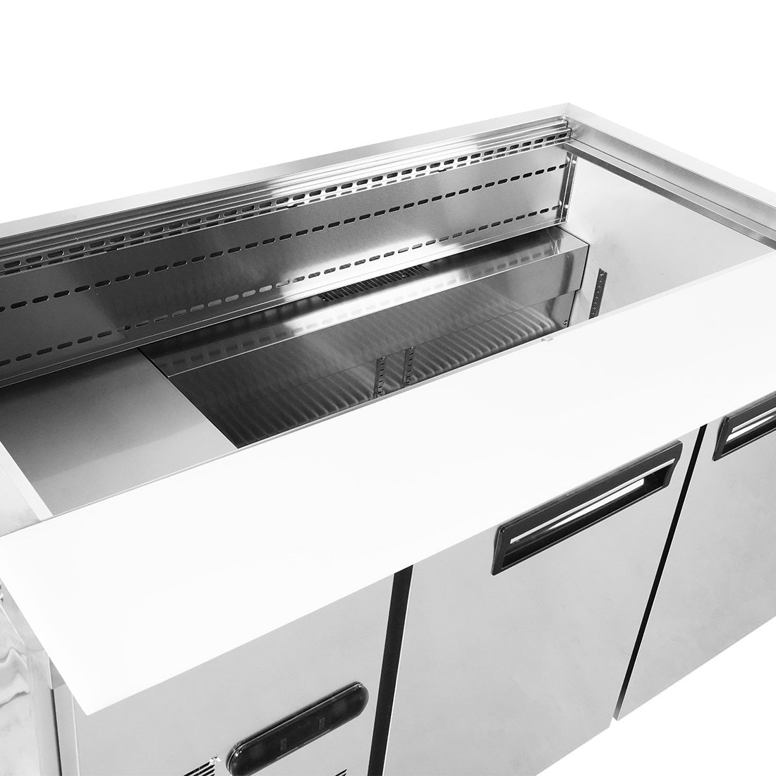 Thermaster Two Door Cold Bench Salad Station 4x1/1 GN Pans PG150FA - XB - Commercial Kitchen Appliances
