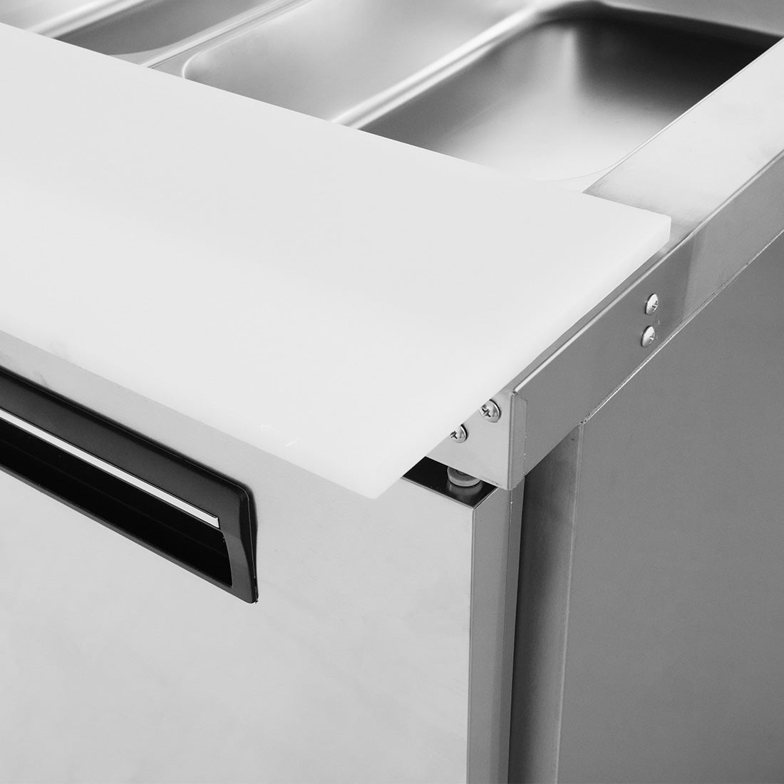 Thermaster Two Door Cold Bench Salad Station 4x1/1 GN Pans PG150FA - XB - Commercial Kitchen Appliances