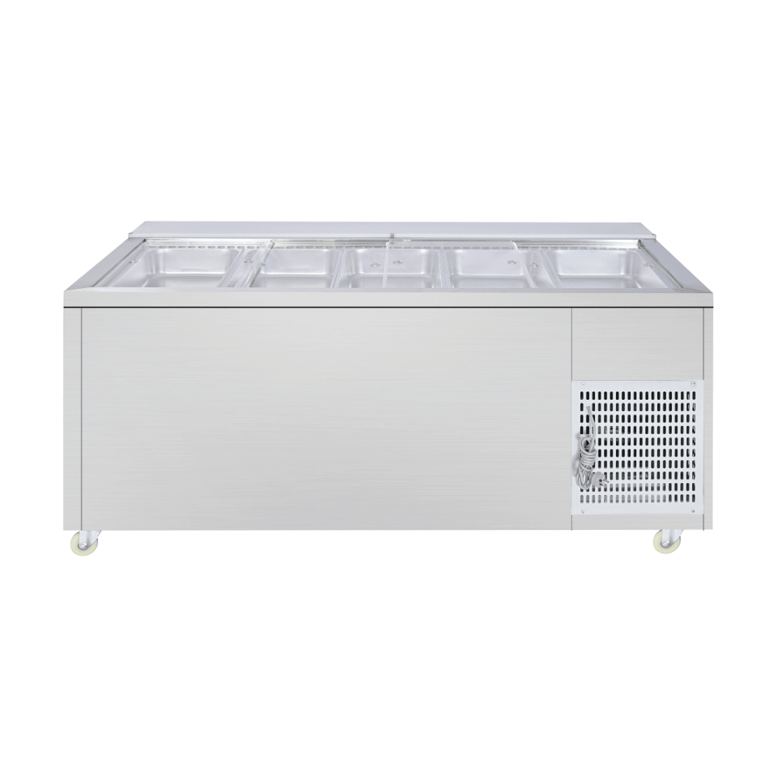 Thermaster Two Door Cold Bench Salad Station 5x1/1 GN Pans PG180FA - XB - Commercial Kitchen Appliances