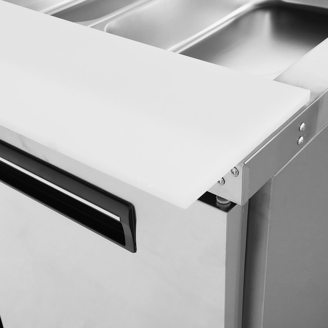 Thermaster Two Door Cold Bench Salad Station 6x1/1 GN Pans PG210FA - XB - Commercial Kitchen Appliances