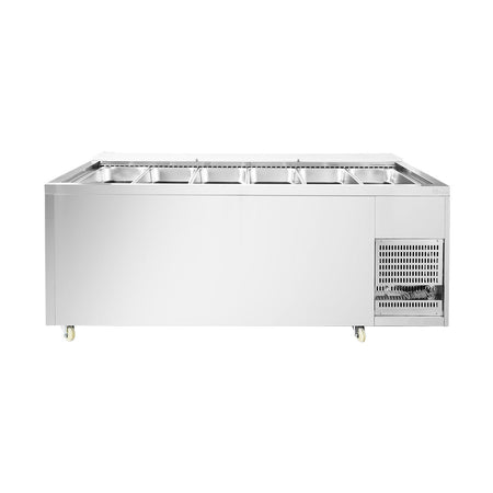 Thermaster Two Door Cold Bench Salad Station 6x1/1 GN Pans PG210FA - XB - Commercial Kitchen Appliances