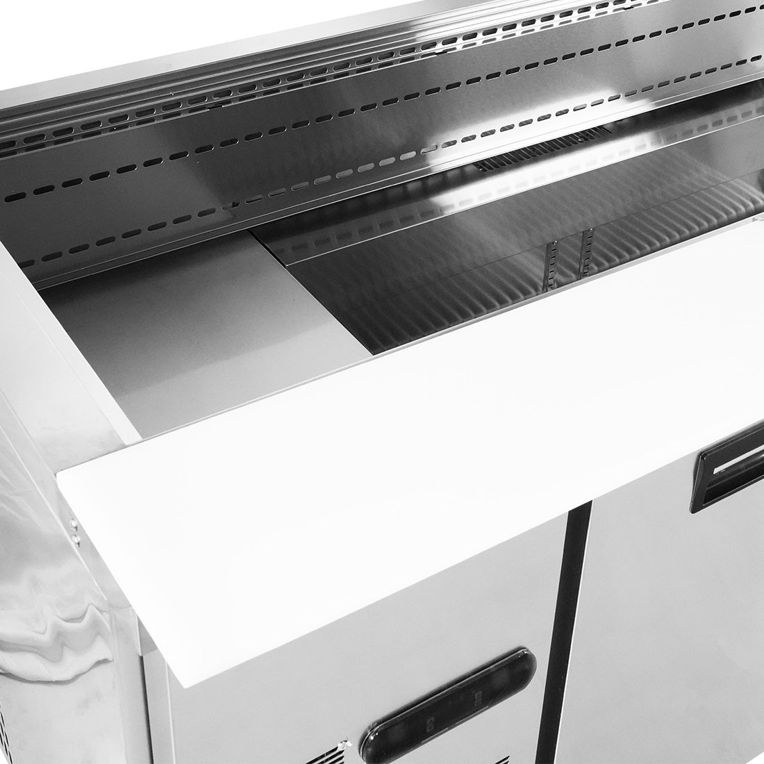 Thermaster Two Door Cold Bench Salad Station 6x1/1 GN Pans PG210FA - XB - Commercial Kitchen Appliances