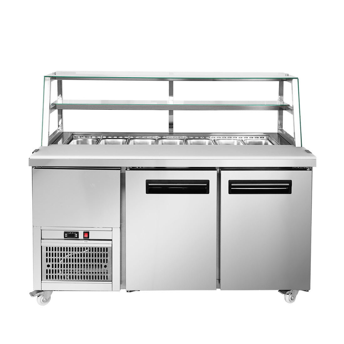 Thermaster Two Door Deluxe Sandwich Bar SCB/15 - Commercial Kitchen Appliances
