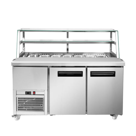 Thermaster Two Door Deluxe Sandwich Bar SCB/15 - Commercial Kitchen Appliances