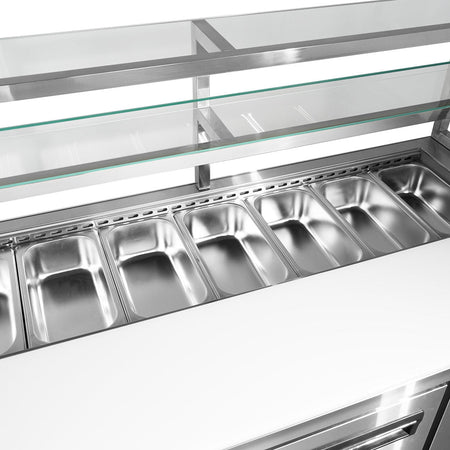 Thermaster Two Large Door Deluxe Sandwich Bar SCB/18 - Commercial Kitchen Appliances