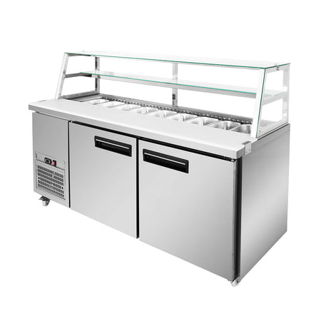 Thermaster Two Large Door Deluxe Sandwich Bar SCB/18 - Commercial Kitchen Appliances