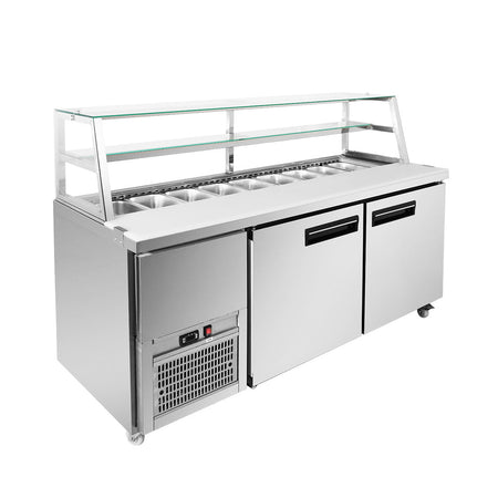 Thermaster Two Large Door Deluxe Sandwich Bar SCB/18 - Commercial Kitchen Appliances