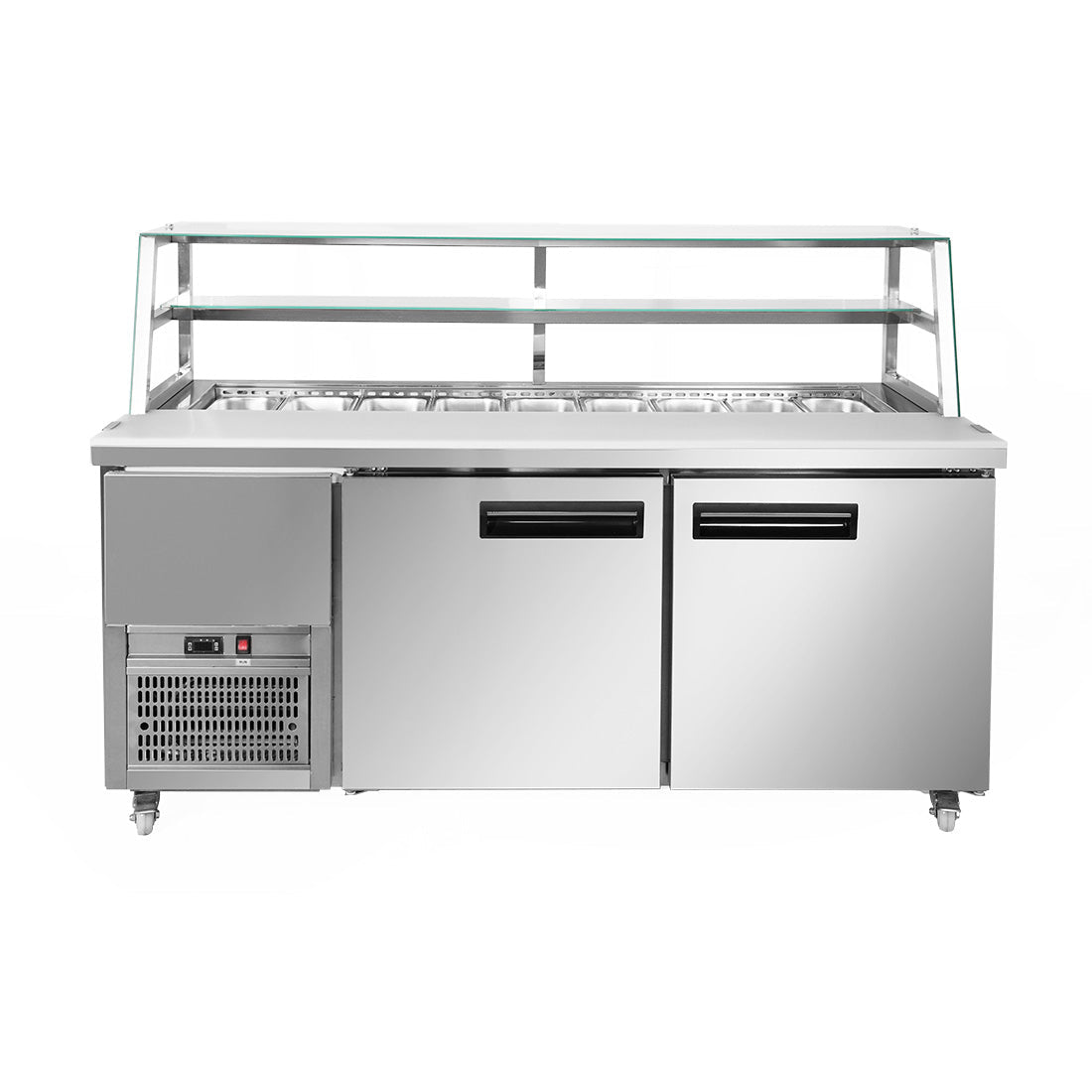 Thermaster Two Large Door Deluxe Sandwich Bar SCB/18 - Commercial Kitchen Appliances