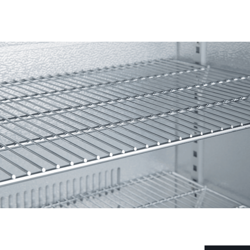 Thermaster Under Bench Double Heated Glass Doors Bar Cooler with Heater Switch LG - 208TD - Commercial Kitchen Appliances
