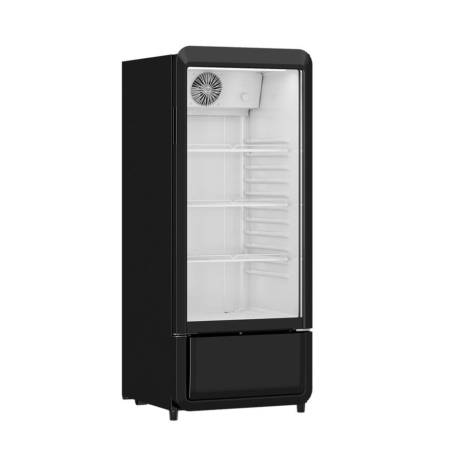 Thermaster Upright Glass Door Beverage Fridge 178L - Commercial Kitchen Appliances