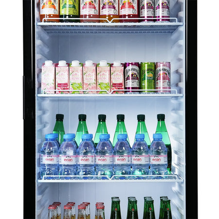 Thermaster Upright Glass Door Beverage Fridge 178L - Commercial Kitchen Appliances