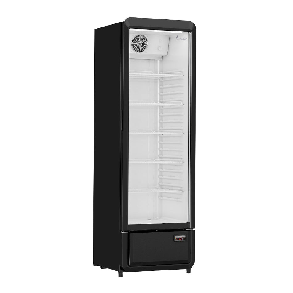Thermaster Upright Glass Door Beverage Fridge 258L - Commercial Kitchen Appliances