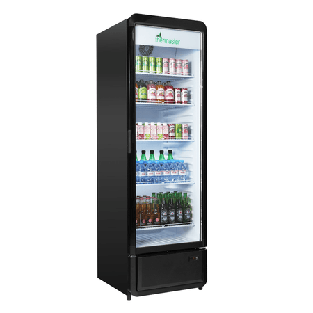 Thermaster Upright Glass Door Beverage Fridge - SDC - 343B - Commercial Kitchen Appliances