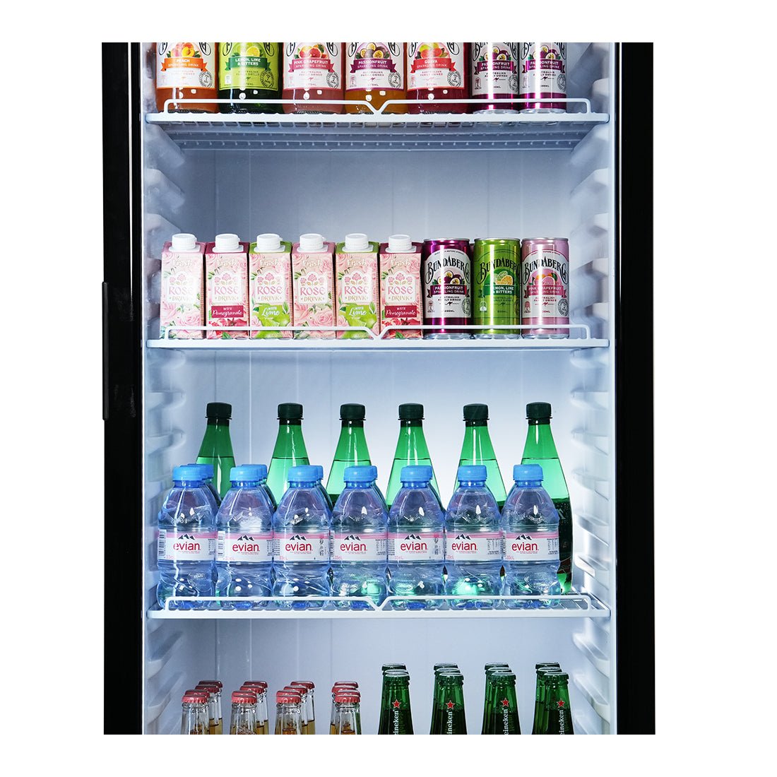 Thermaster Upright Glass Door Beverage Fridge - SDC - 343B - Commercial Kitchen Appliances