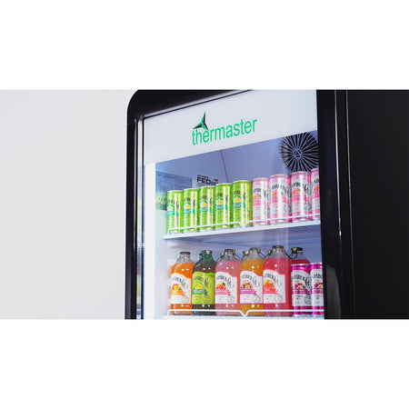 Thermaster Upright Glass Door Beverage Fridge - SDC - 343B - Commercial Kitchen Appliances