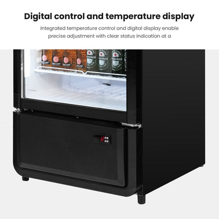 Thermaster Upright Glass Door Beverage Fridge - SDC - 343B - Commercial Kitchen Appliances