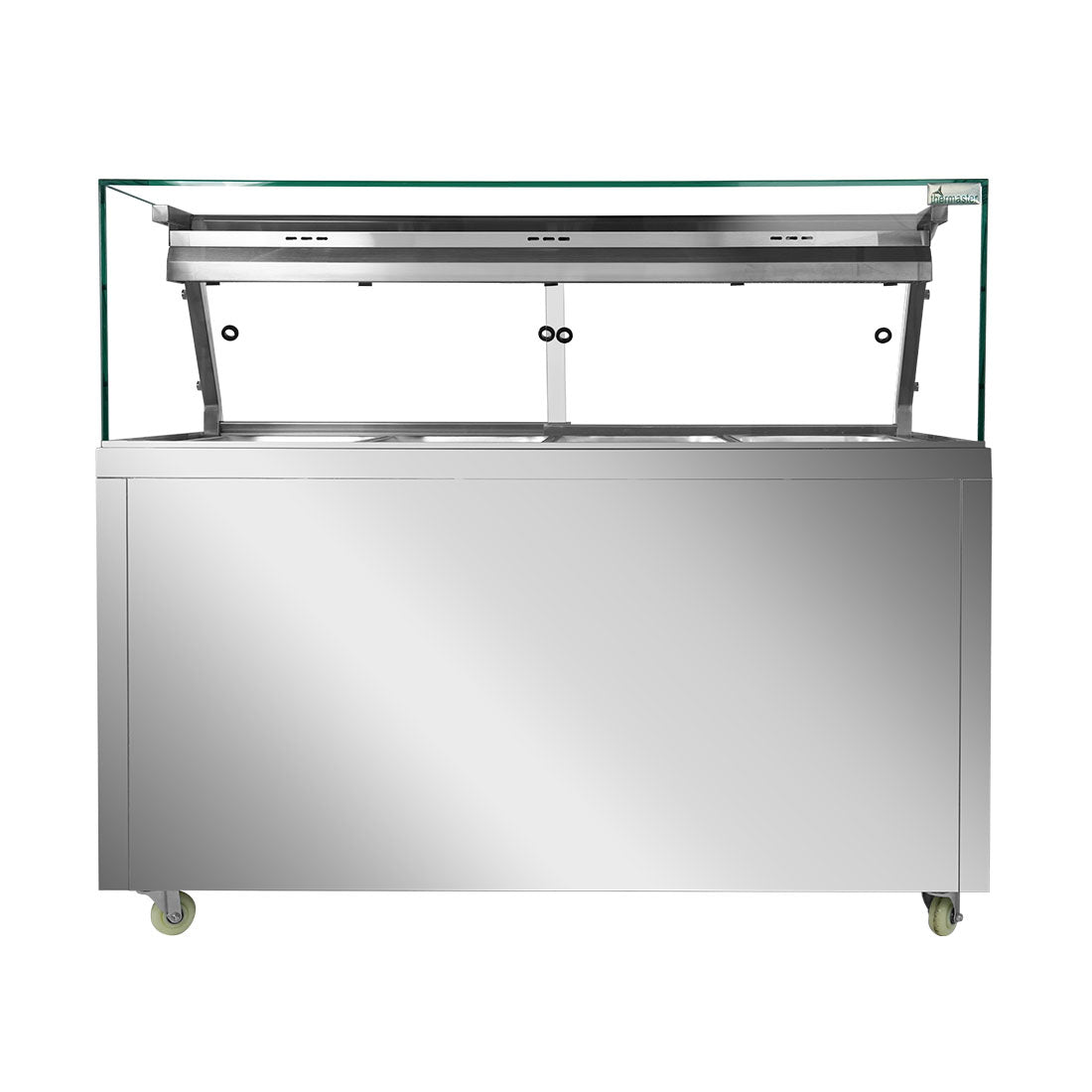 Thermaster Wet and Dry Bain Marie Display 4x1/1 GN Pans PG150FE-XG - Commercial Kitchen Appliances