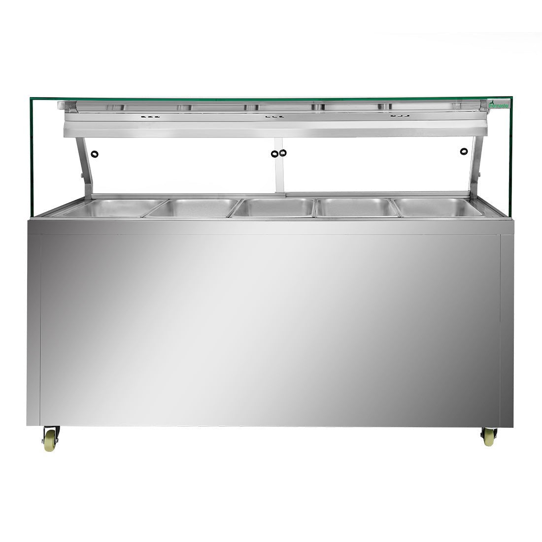 Thermaster Wet and Dry Bain Marie Display 5x1/1 GN Pans PG180FE - XG - Commercial Kitchen Appliances