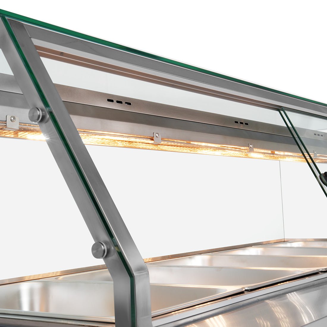 Thermaster Wet and Dry Bain Marie Display 5x1/1 GN Pans PG180FE - XG - Commercial Kitchen Appliances