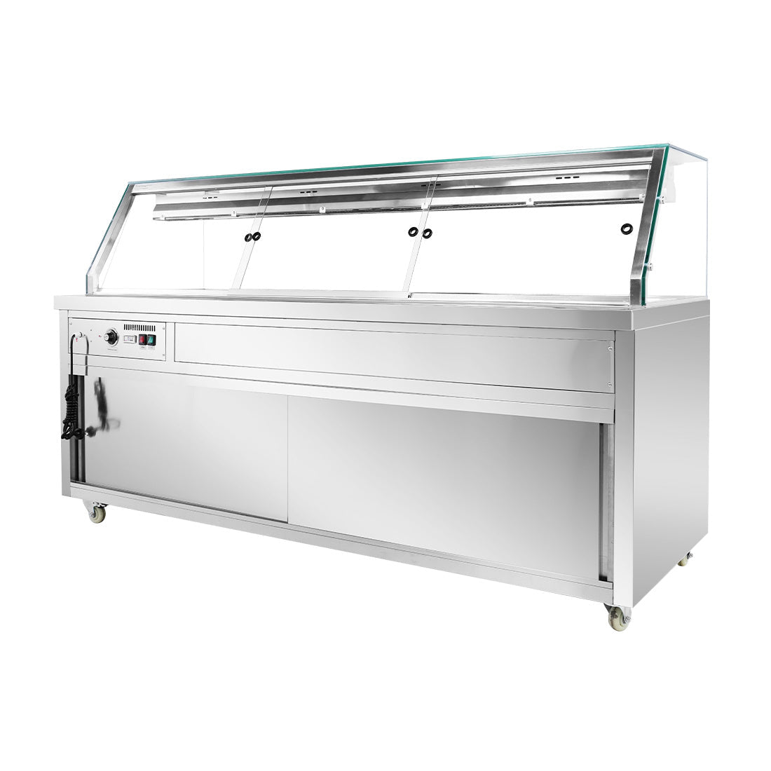 Thermaster Wet and Dry Bain Marie Display 6x1/1 GN Pans PG210FE - XG - Commercial Kitchen Appliances