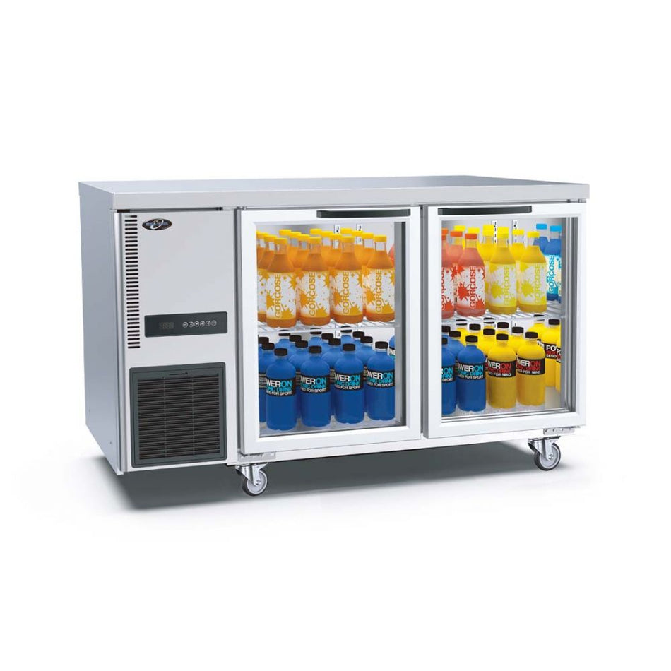 Thermaster Glass Door Workbench Fridge TL1200TNG