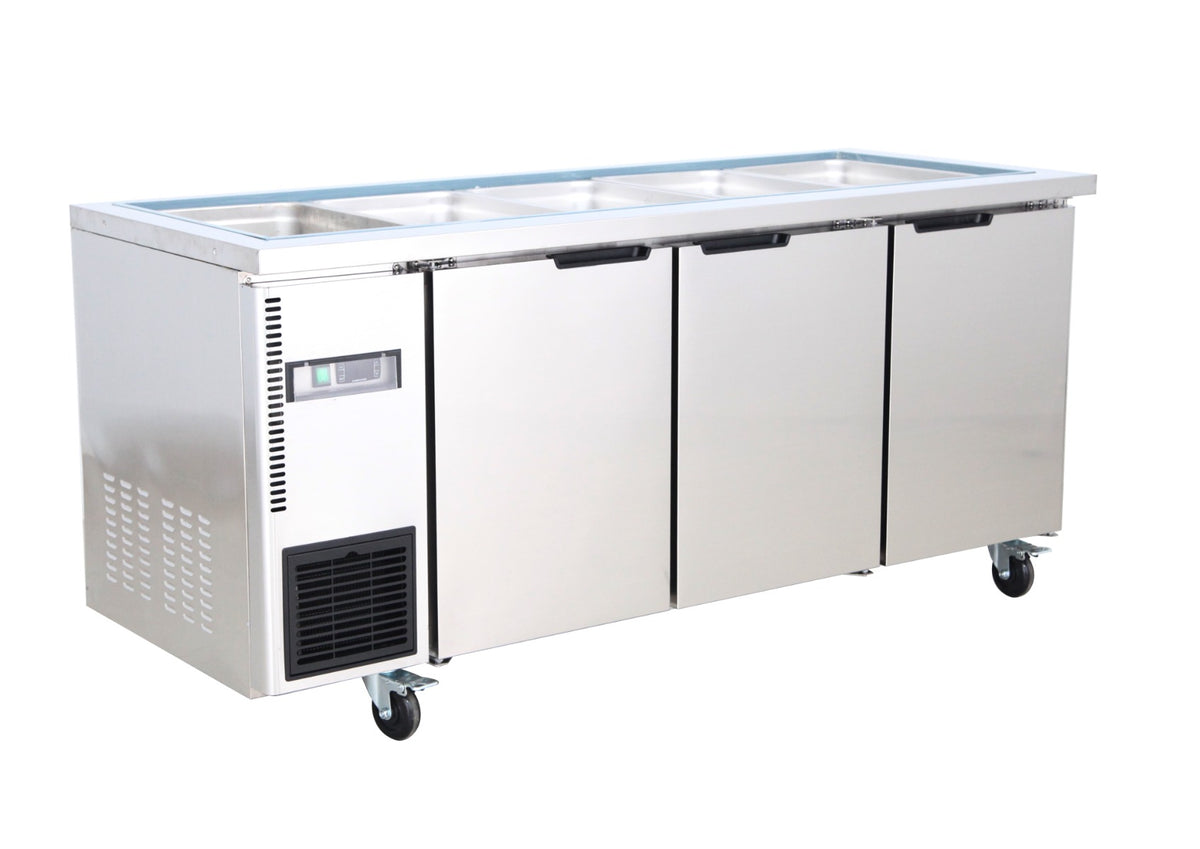 Thermaster 15 x GN1/3 Pan Ventilated Refrigerated Saladette TL1800TN-15P