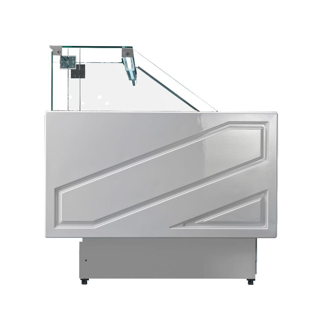 TMDR-0920B Series MR 2000mm Wide Deli Display with Storage and Castors - TMDR-0920B - Image 2