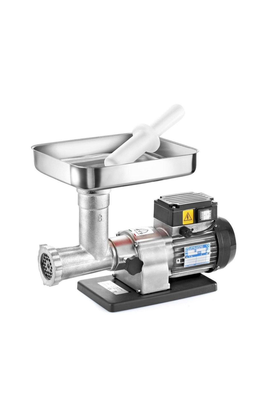Tre Spade MNS0008 No.8 Electric Meat Mincer 30kg/h - Commercial Kitchen Appliances