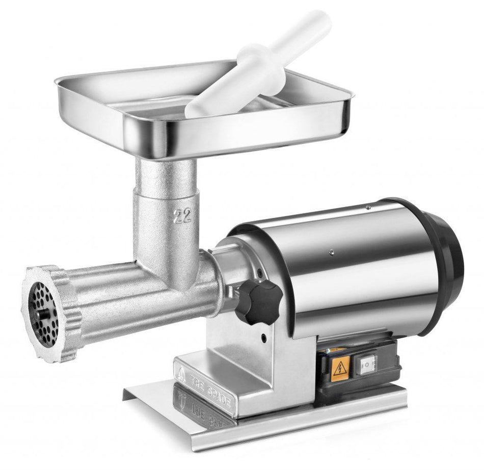 Tre Spade MNS0022 No.22 Electric Meat Mincer 160kg/h - Commercial Kitchen Appliances