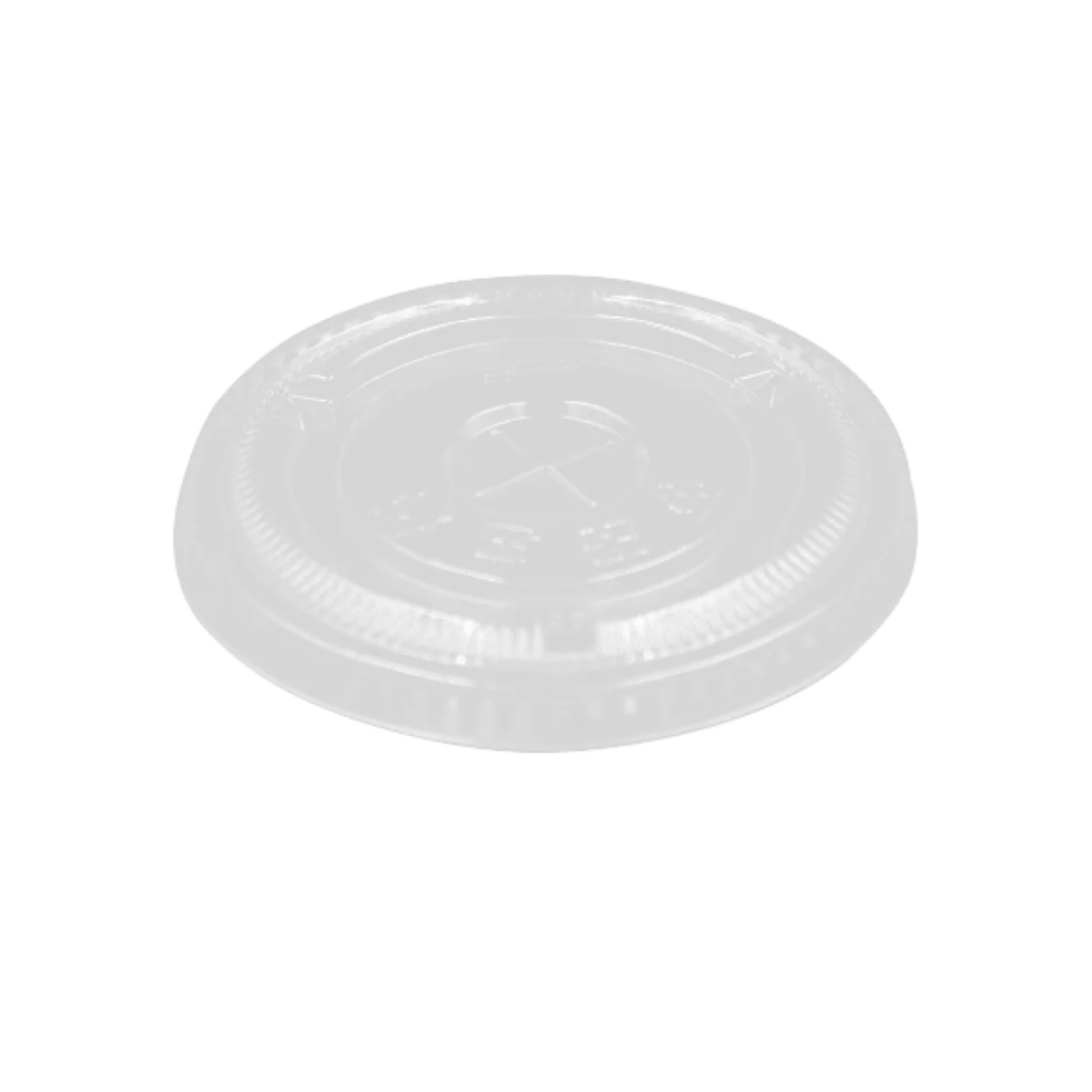 PakMax 90 mm Flat Cold Cup Lid CCFL-90C-PET-LID Carton of 1000 - supplier image 1