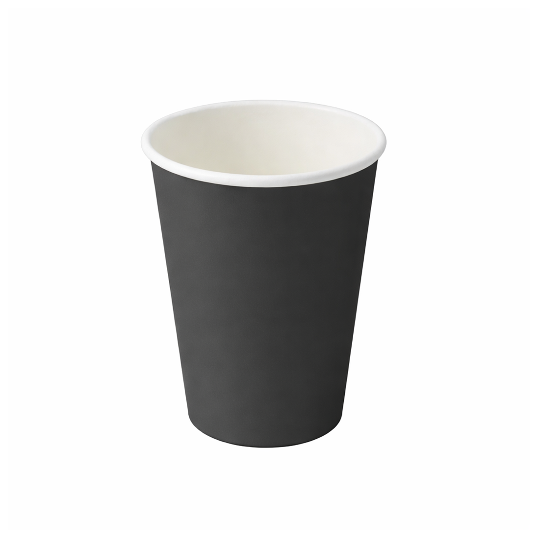 PakMax Black 12 oz Single Layer Hot Paper Cup SLHPC-90-12BK - supplier image 1