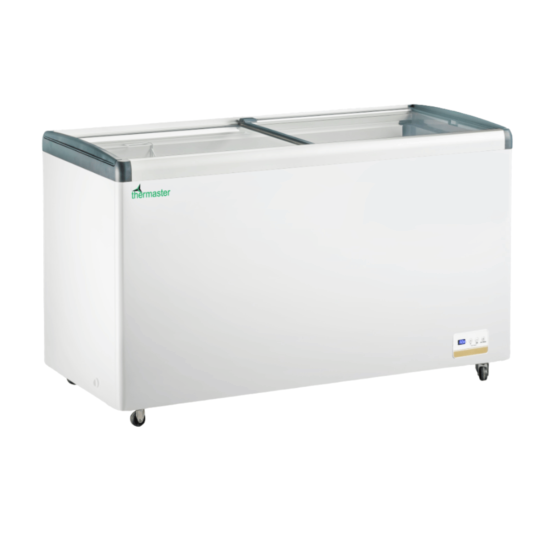 Thermaster 456L Chest Freezer with Flat Glass Sliding Lids - WD456G - Commercial Kitchen Appliances