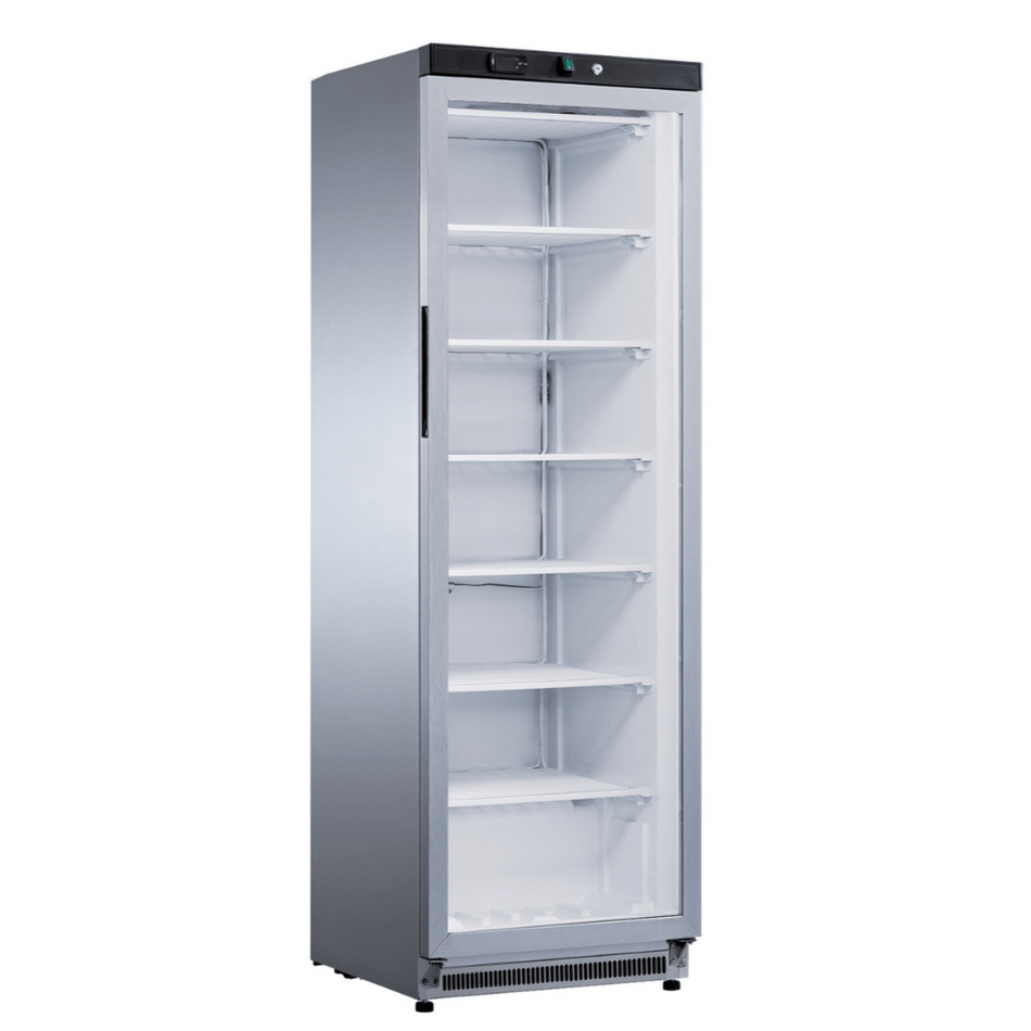 FED-X  Stainless Steel Upright Static Display Freezer XF400SG