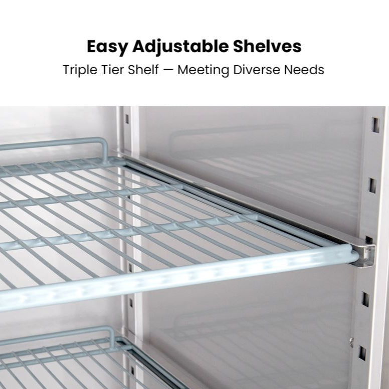 FED-X S/S Single Door Upright Freezer XURF600SFV