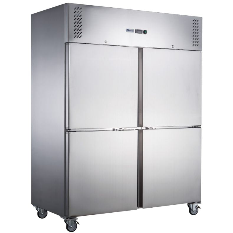 FED-X S/S Four Door Upright Fridge 1200L XURC1200S2V