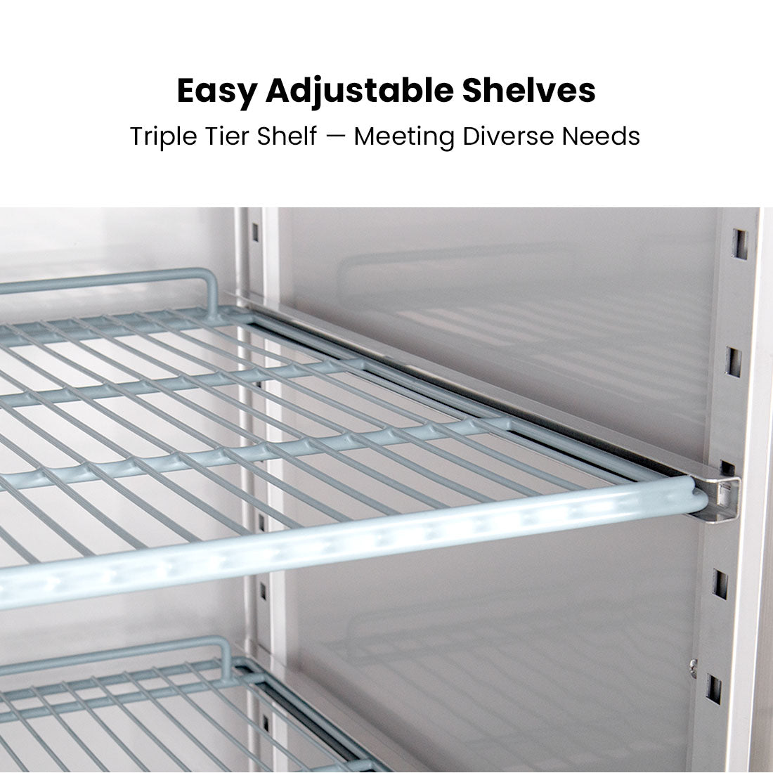 FED - X S/S Two Door Upright Fridge 600L XURC600S1V - Commercial Kitchen Appliances