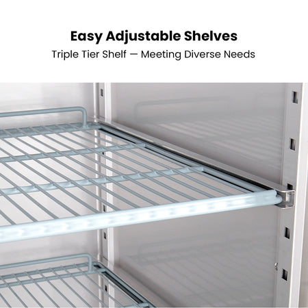 FED - X S/S Two Door Upright Fridge 600L XURC600S1V - Commercial Kitchen Appliances