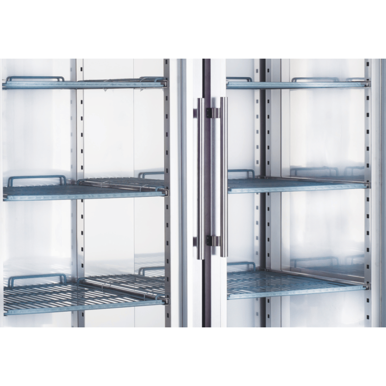 FED-X S/S Two Full Glass Door Upright Freezer XURF1410G2V