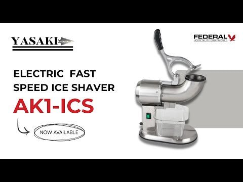 Yasaki Durable Waterproof Fast Speed Ice Shaver AK1 - ICS - Commercial Kitchen Appliances