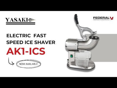 Yasaki Durable Waterproof Fast Speed Ice Shaver AK1 - ICS - Commercial Kitchen Appliances