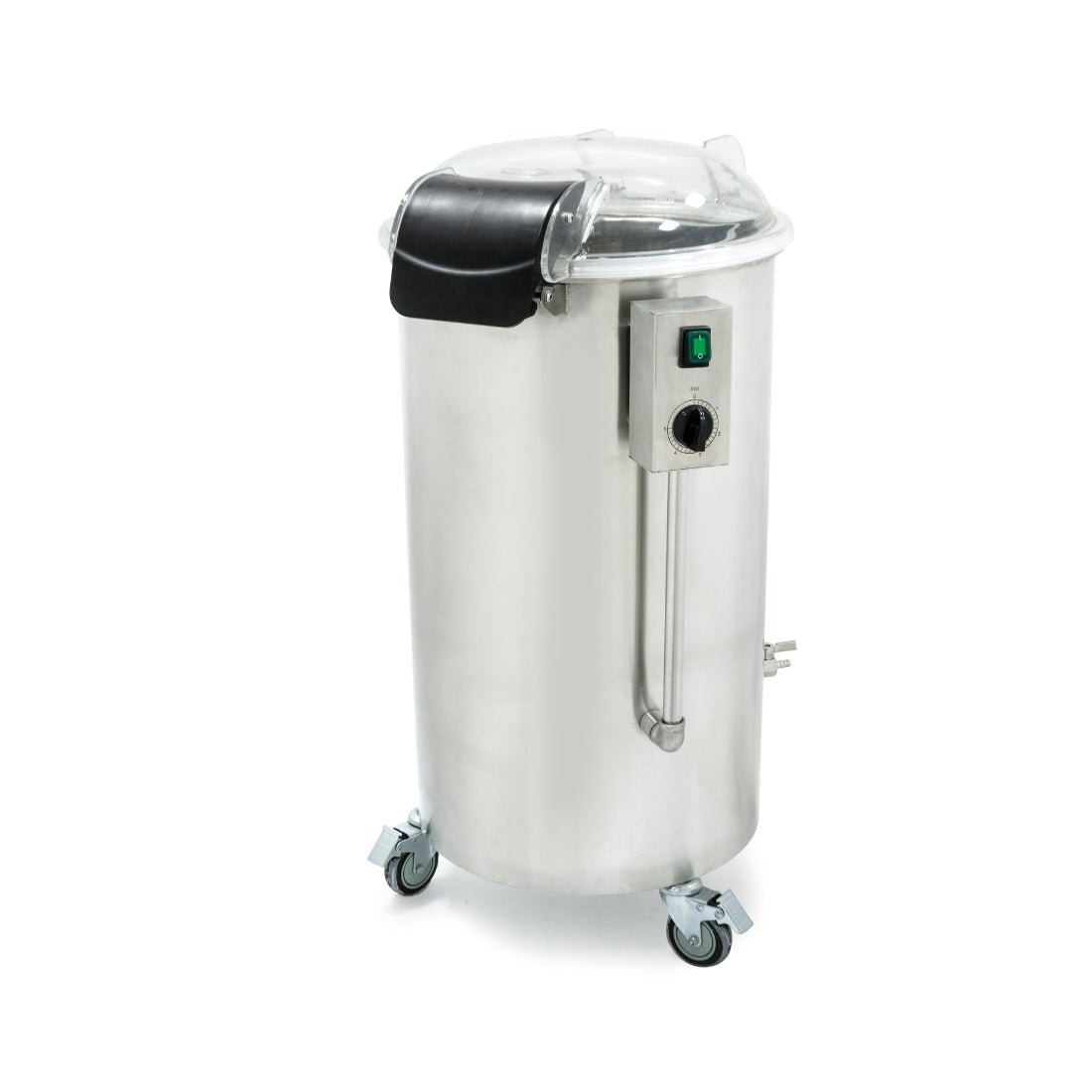 Yasaki Electric Salad Spinner W/ Castors & Timer 3Kg/Cycle SP75AS - Commercial Kitchen Appliances
